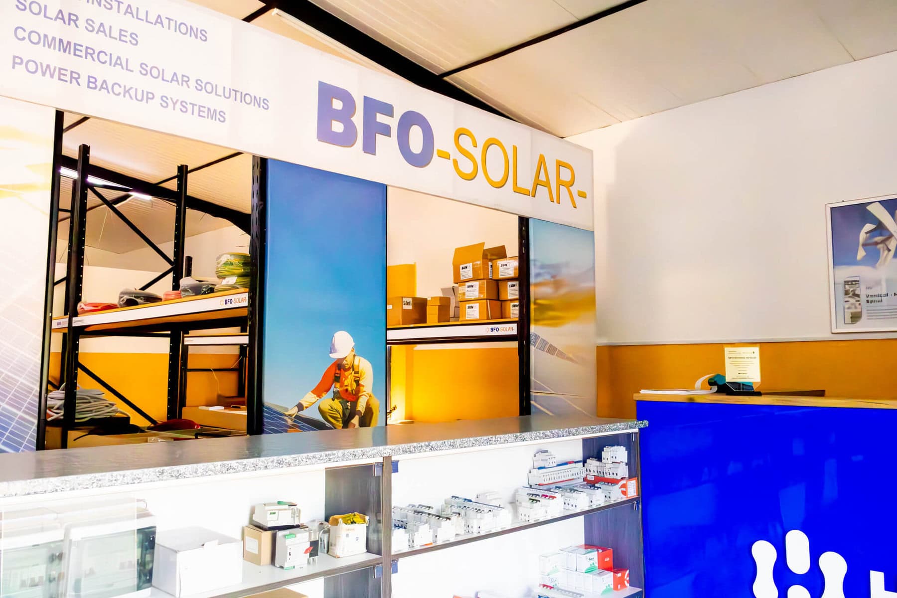 Bfo poster inside shop